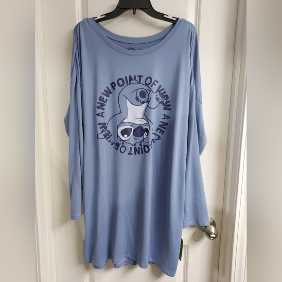 Disney Other - NWT Disney Stitch Blue Long Sleeve Women's Sleepwear